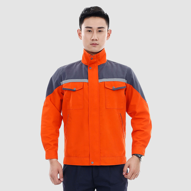 春秋工作服1811橘红