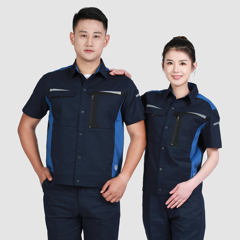夏季工作服9803防静电藏蓝