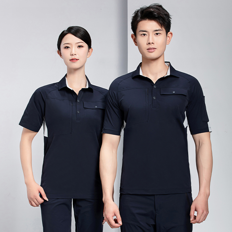 夏季工作服1066藏蓝色