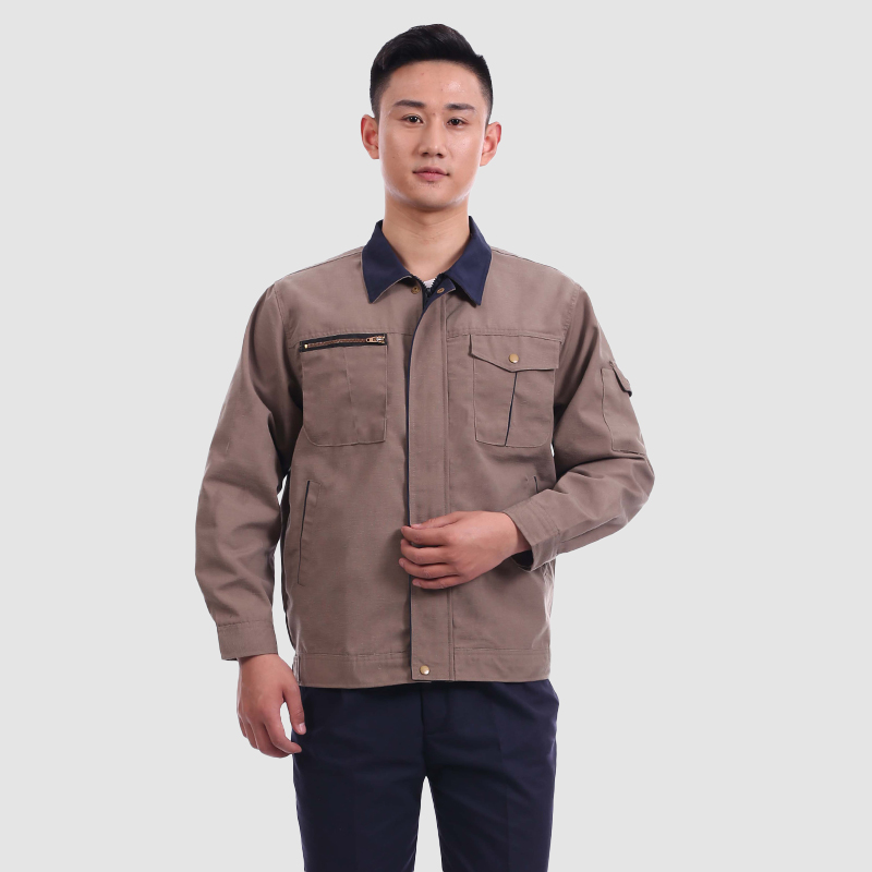 春秋工作服8801卡其