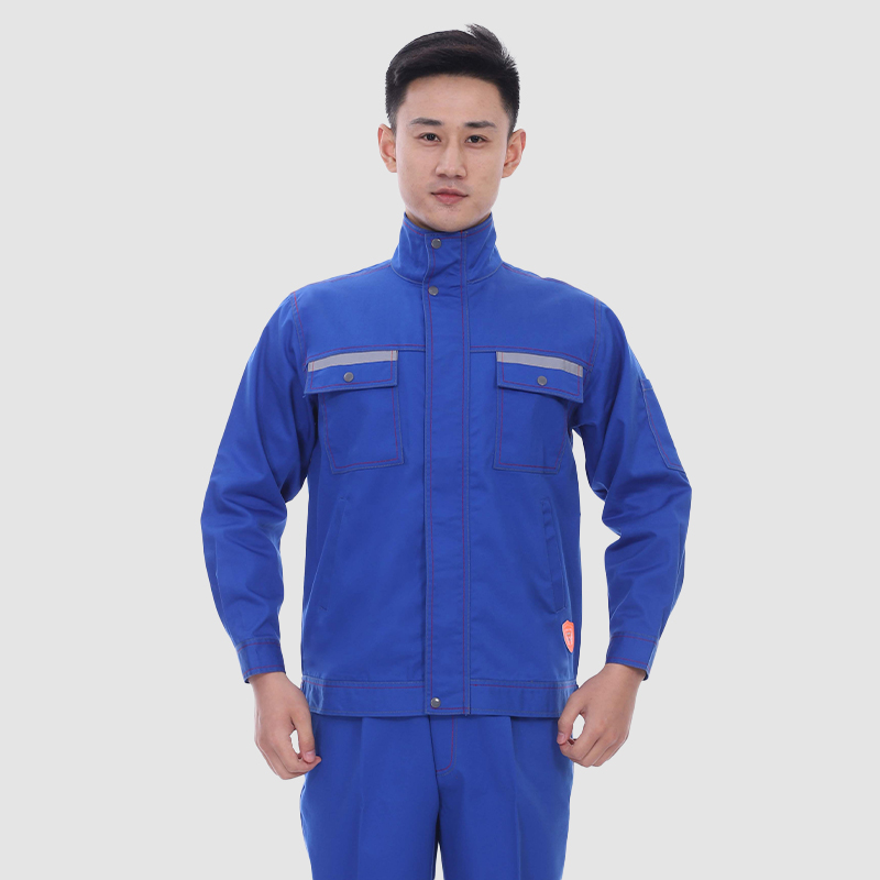 春秋工作服防阻燃9601宝蓝