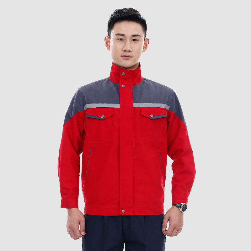 春秋工作服1811大红