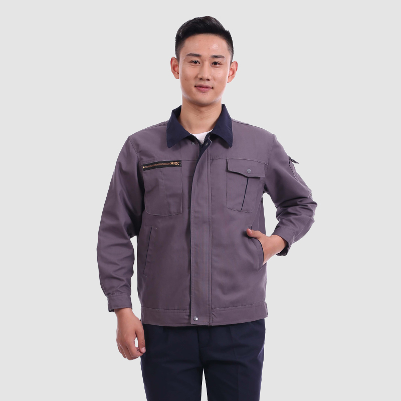 春秋工作服8801灰色