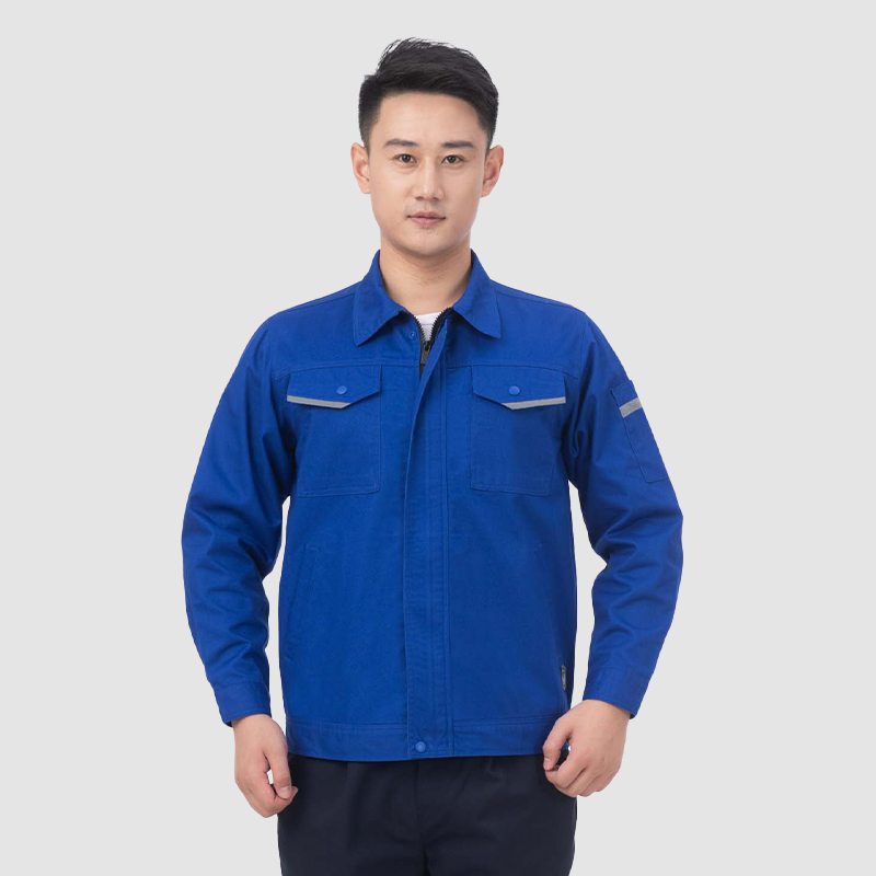 春秋工作服1809弹力宝蓝