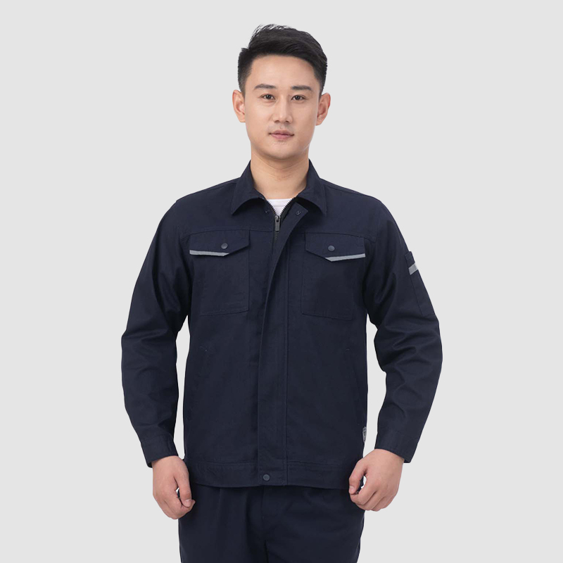 春秋工作服1809弹力藏蓝