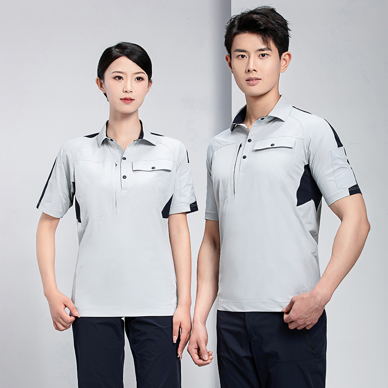 夏季工作服1066浅银灰
