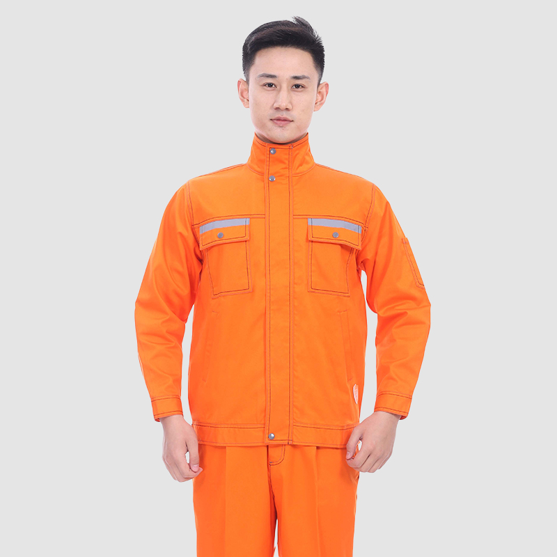春秋工作服防阻燃9601橘色