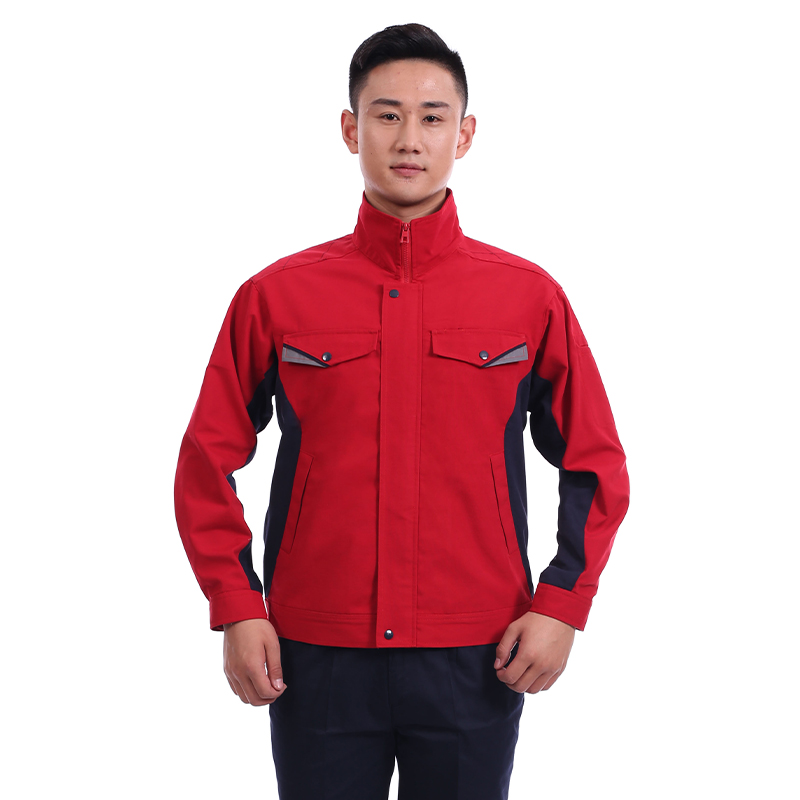 春秋工作服防静电9901大红