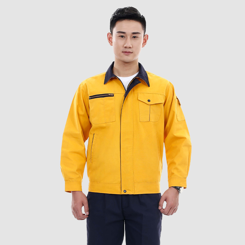 春秋工作服8801金黄
