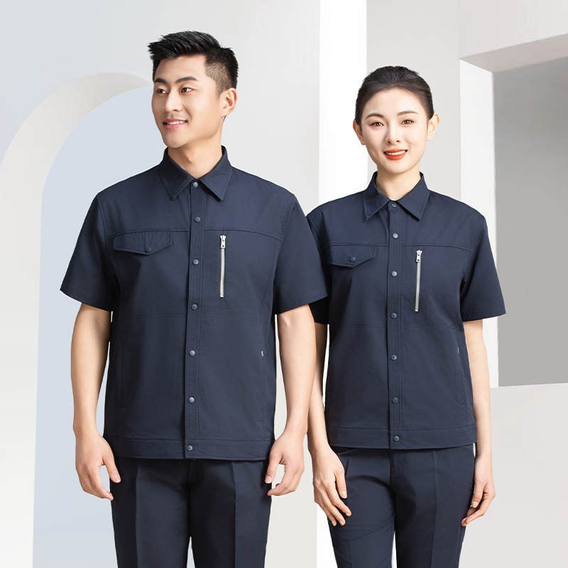 夏季工作服98005藏蓝色