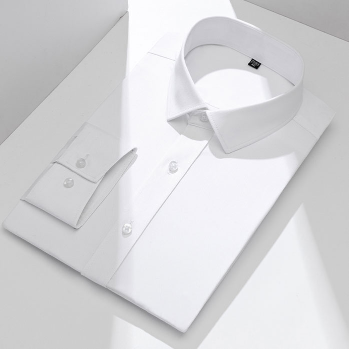 弹力竹纤维免烫衬衫