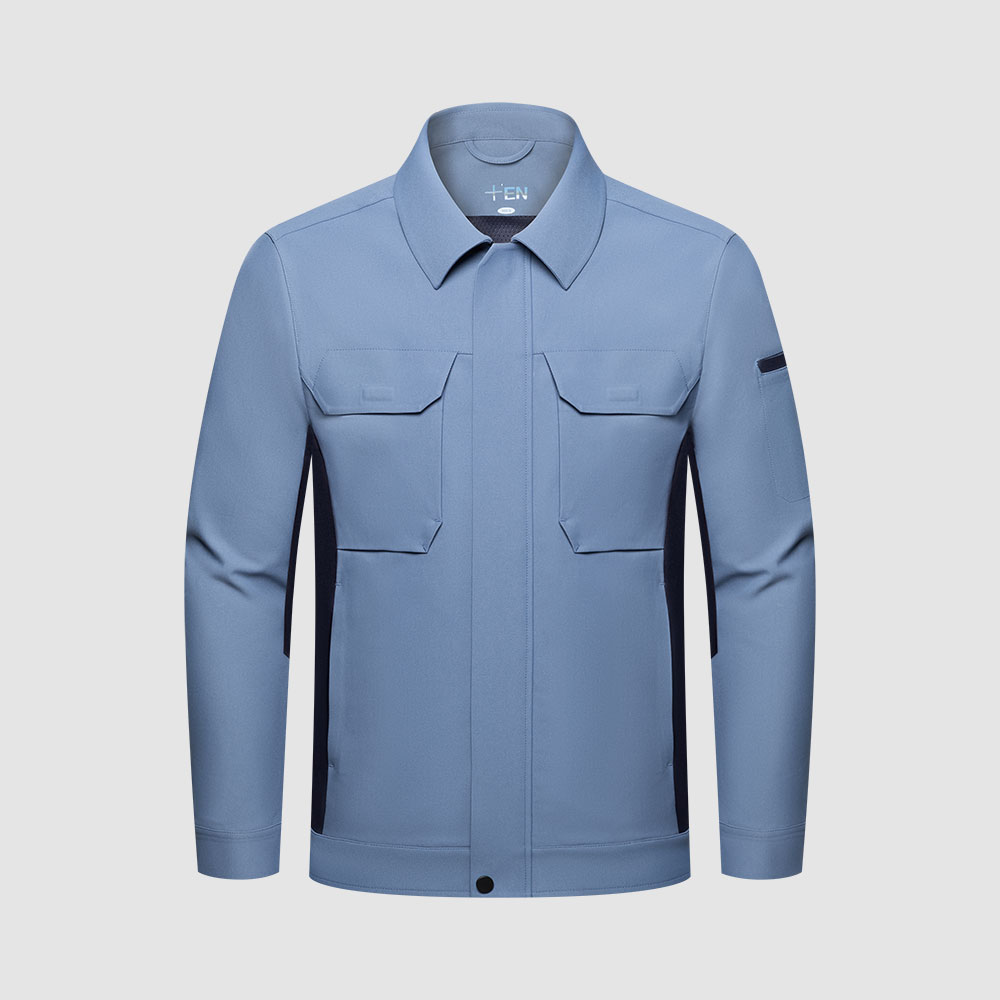 春秋工作服SKY007-雾霾蓝