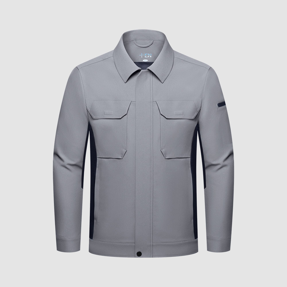 春秋工作服SKY007-浅灰色