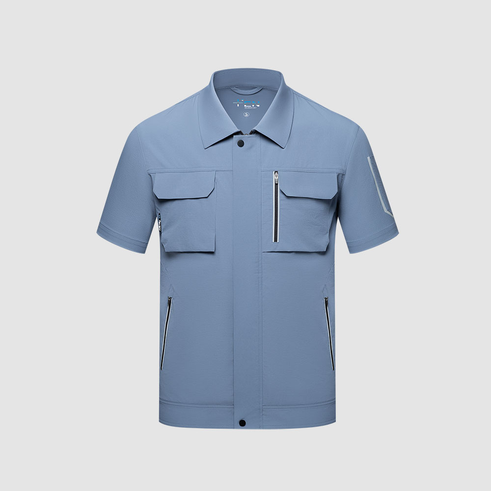 夏季工作服SKY008-雾霾蓝