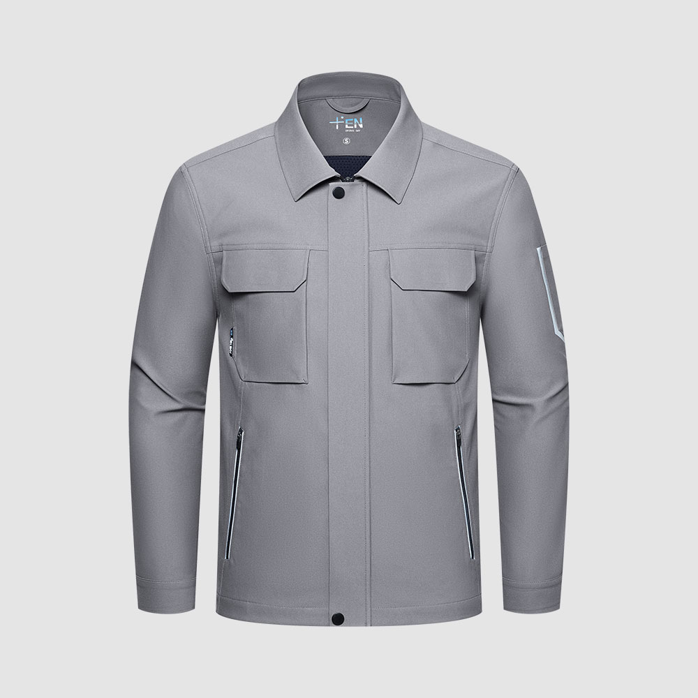春秋工作服SKY005-浅灰色