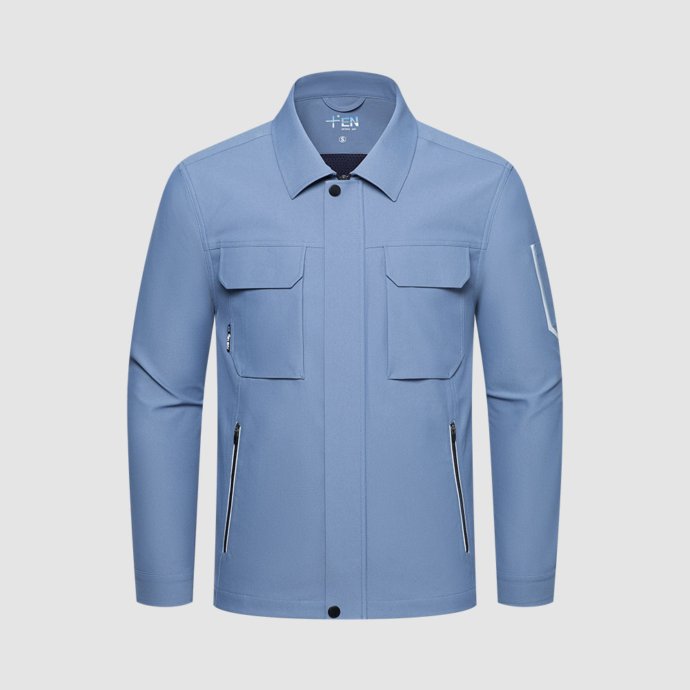 春秋工作服SKY005-雾霾蓝