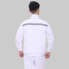 春秋工作服防阻燃9601白色