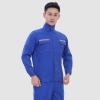 春秋工作服防阻燃9601宝蓝