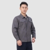 春秋工作服1809弹力灰色