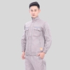 春秋工作服防阻燃9601浅灰