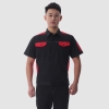 夏季工作服9801黑红