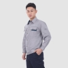 夏季长袖工作服防静电9904灰色