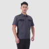 夏季工作服9801灰黑-
