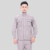 春秋工作服防阻燃9601浅灰