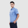 夏季工作服6602浅蓝