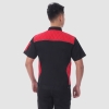 夏季工作服9801黑红