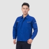 春秋工作服1809弹力宝蓝