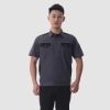 夏季工作服9801灰黑-
