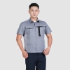夏季工作服9803防静电浅灰